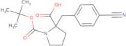 Boc-(R)-α-(4-cyano-benzyl)-proline