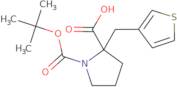 Boc-(R)-α-(3-thiophenylmethyl)-proline