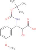 (2S,3S)-3-((tert-Butoxycarbonyl)amino)-2-hydroxy-3-(3-methoxyphenyl)propanoic acid