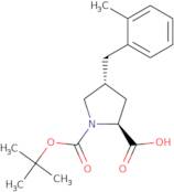 (2S,4R)-1-(tert-Butoxycarbonyl)-4-(2-methylbenzyl)pyrrolidine-2-carboxylic acid