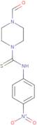 4-(((4-nitrophenyl)amino)thioxomethyl)piperazinecarbaldehyde