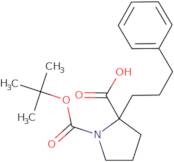 Boc-(S)-α-(3-phenyl-propyl)-proline