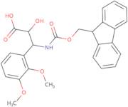 (2S,3S)-3-((((9H-Fluoren-9-yl)methoxy)carbonyl)amino)-3-(2,3-dimethoxyphenyl)-2-hydroxypropanoic a…