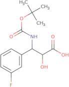 (2R,3R)-3-((tert-Butoxycarbonyl)amino)-3-(3-fluorophenyl)-2-hydroxypropanoic acid