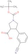 (3S,4R)-4-(3-Cyanophenyl)-1,3-pyrrolidinedicarboxylic acid 1-(1,1-dimethylethyl) ester