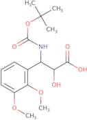 (2S,3S)-3-((tert-Butoxycarbonyl)amino)-3-(2,3-dimethoxyphenyl)-2-hydroxypropanoic acid