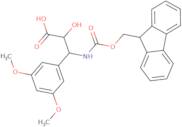 (2S,3S)-3-((((9H-Fluoren-9-yl)methoxy)carbonyl)amino)-3-(3,5-dimethoxyphenyl)-2-hydroxypropanoic a…