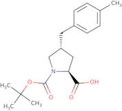 (2S,4R)-1-(tert-Butoxycarbonyl)-4-(4-methylbenzyl)pyrrolidine-2-carboxylic acid