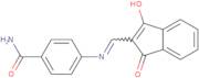 4-(((1,3-dioxoindan-2-ylidene)methyl)amino)benzamide