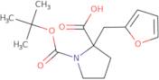 Boc-(R)-α-(2-furanylmethyl)-proline