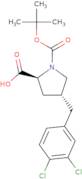 (2S,4R)-1-(tert-Butoxycarbonyl)-4-(3,4-dichlorobenzyl)pyrrolidine-2-carboxylic acid