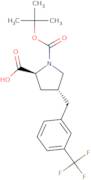 (2S,4R)-1-(tert-Butoxycarbonyl)-4-(3-(trifluoromethyl)benzyl)pyrrolidine-2-carboxylic acid