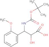 (2S,3S)-3-((tert-Butoxycarbonyl)amino)-2-hydroxy-3-(2-methoxyphenyl)propanoic acid