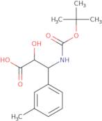 (2S,3S)-3-((tert-Butoxycarbonyl)amino)-2-hydroxy-3-(M-tolyl)propanoic acid