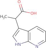 2-{1H-Pyrrolo[2,3-b]pyridin-3-yl}propanoic acid