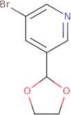 3-Bromo-5-(1,3-dioxolan-2-yl)pyridine