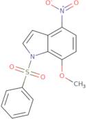 7-Methoxy-4-nitro-1-(phenylsulfonyl)indole