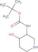 3-(Boc-amino)piperidin-4-ol