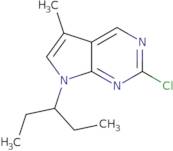 2-Chloro-5-methyl-7-(pentan-3-yl)-7H-pyrrolo[2,3-d]pyrimidine