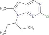 2-Chloro-6-methyl-7-(pentan-3-yl)-7H-pyrrolo[2,3-d]pyrimidine