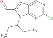 2-Chloro-7-(pentan-3-yl)-7H-pyrrolo[2,3-d]pyrimidine-6-carbaldehyde