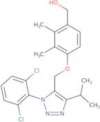 [4-[[3-(2,6-Dichlorophenyl)-5-propan-2-yltriazol-4-yl]methoxy]-2,3-dimethylphenyl]methanol