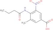 3-Methyl-5-nitro-4-[(1-oxobutyl)amino]benzoic acid