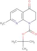 tert-Butyl 7-methyl-4-oxo-3,4-dihydro-1,8-naphthyridine-1(2H)-carboxylate