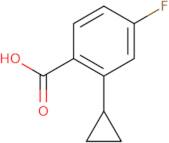 2-Cyclopropyl-4-fluorobenzoic acid