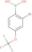 2-Bromo-4-(trifluoromethoxy)phenylboronic acid