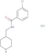 3-Chloro-N-(4-piperidinylmethyl)benzamide hydrochloride