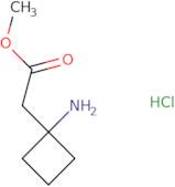 Methyl 2-(1-aminocyclobutyl)acetate hydrochloride