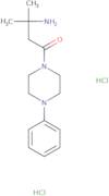 3-Amino-3-methyl-1-(4-phenylpiperazin-1-yl)butan-1-one dihydrochloride