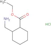 rac-Ethyl (1R,2S)-2-(aminomethyl)cyclohexane-1-carboxylate hydrochloride