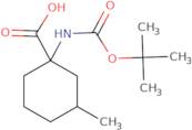 rac-(1R,3S)-1-{[(tert-Butoxy)carbonyl]amino}-3-methylcyclohexane-1-carboxylic acid