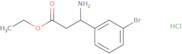 Ethyl 3-amino-3-(3-bromophenyl)propanoate hydrochloride