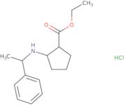 Ethyl (1S,2S)-2-[[(S)-1-phenylethyl]amino]cyclopentanecarboxylate hydrochloride