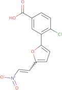 4-Chloro-3-{5-[(1E)-2-nitroethenyl]furan-2-yl}benzoic acid