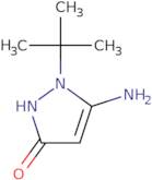 5-amino-1-tert-butyl-2,3-dihydro-1H-pyrazol-3-one