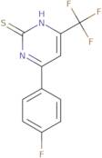 4-(4-Fluorophenyl)-6-(trifluoromethyl)pyrimidine-2-thiol