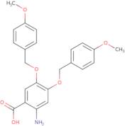 2-Amino-4,5-bis((4-methoxybenzyl)oxy)benzoic acid