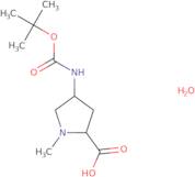 (4S)-4-[(tert-Butoxycarbonyl)amino]-1-methyl-L-proline hydrate