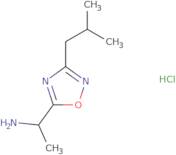(1S)-1-[3-(2-Methylpropyl)-1,2,4-oxadiazol-5-yl]ethanamine hydrochloride