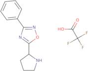 3-Phenyl-5-[(2S)-pyrrolidin-2-yl]-1,2,4-oxadiazole trifluoroacetic acid