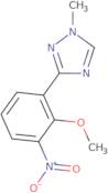 3-(2-Methoxy-3-nitrophenyl)-1-methyl-1,2,4-triazole