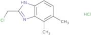 2-(Chloromethyl)-6,7-dimethyl-1H-benzimidazole hydrochloride