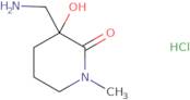 3-(Aminomethyl)-3-hydroxy-1-methyl-2-piperidinone hydrochloride