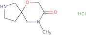 9-Methyl-6-oxa-2,9-diazaspiro[4.5]decan-8-one hydrochloride