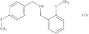 (2-Methoxybenzyl)[4-(methylthio)benzyl]amine hydrobromide