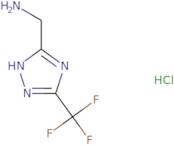 [3-(Trifluoromethyl)-1H-1,2,4-triazol-5-yl]methanamine hydrochloride